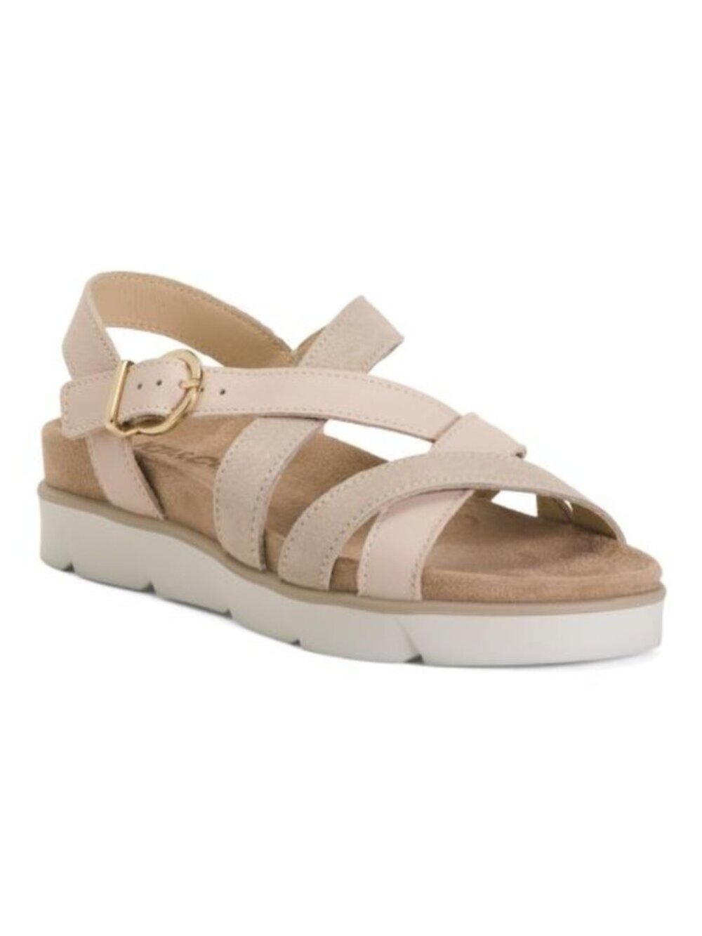 IGI&CO Made In Italy Leather Flat Multi Band Sandals